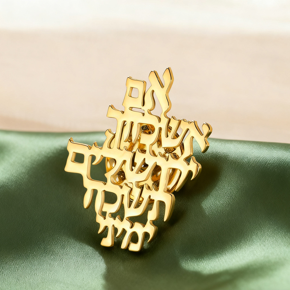 The Jewelry & Watches - Dawapara Broches Hebreos de Jerusalén, Broches