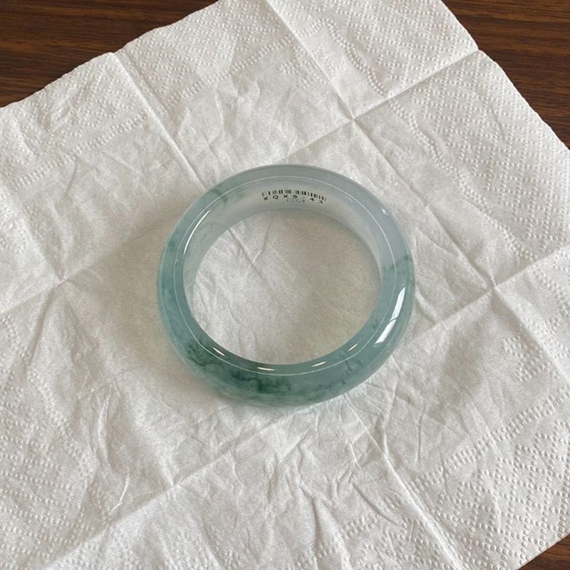 The Jewelry & Watches - Pulsera de Jadeíta Birmana de Hielo