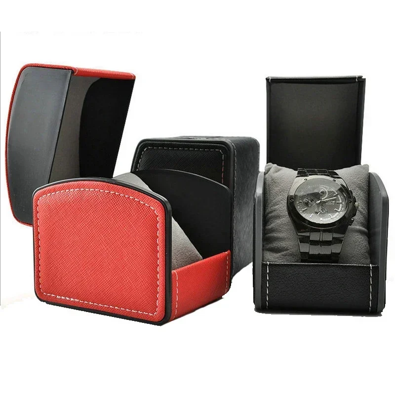 Vintage Jewelry Watches Women - Caja de reloj portátil de cuero