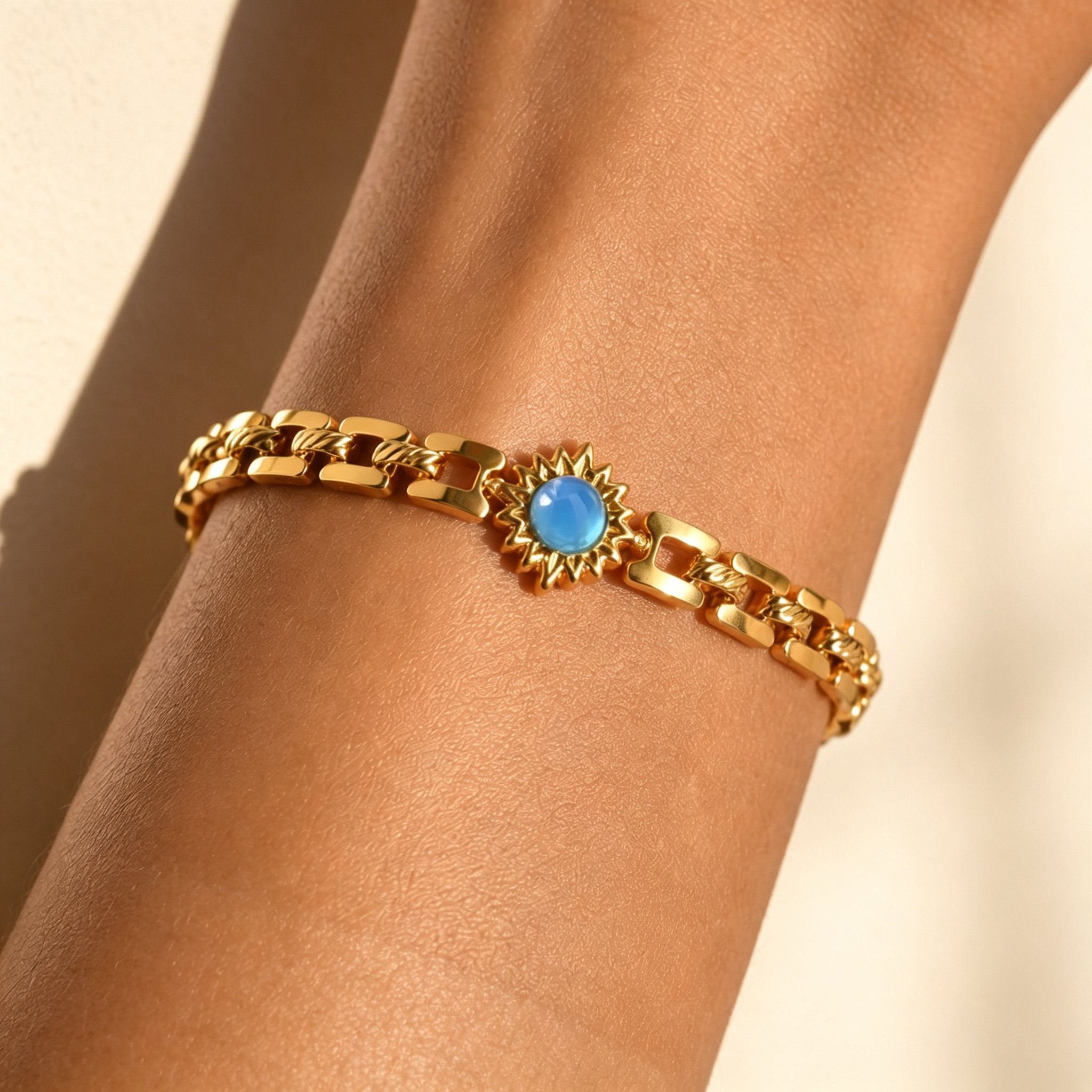 Vintage Jewelry Watches Women - Pulsera de cadena con dije de