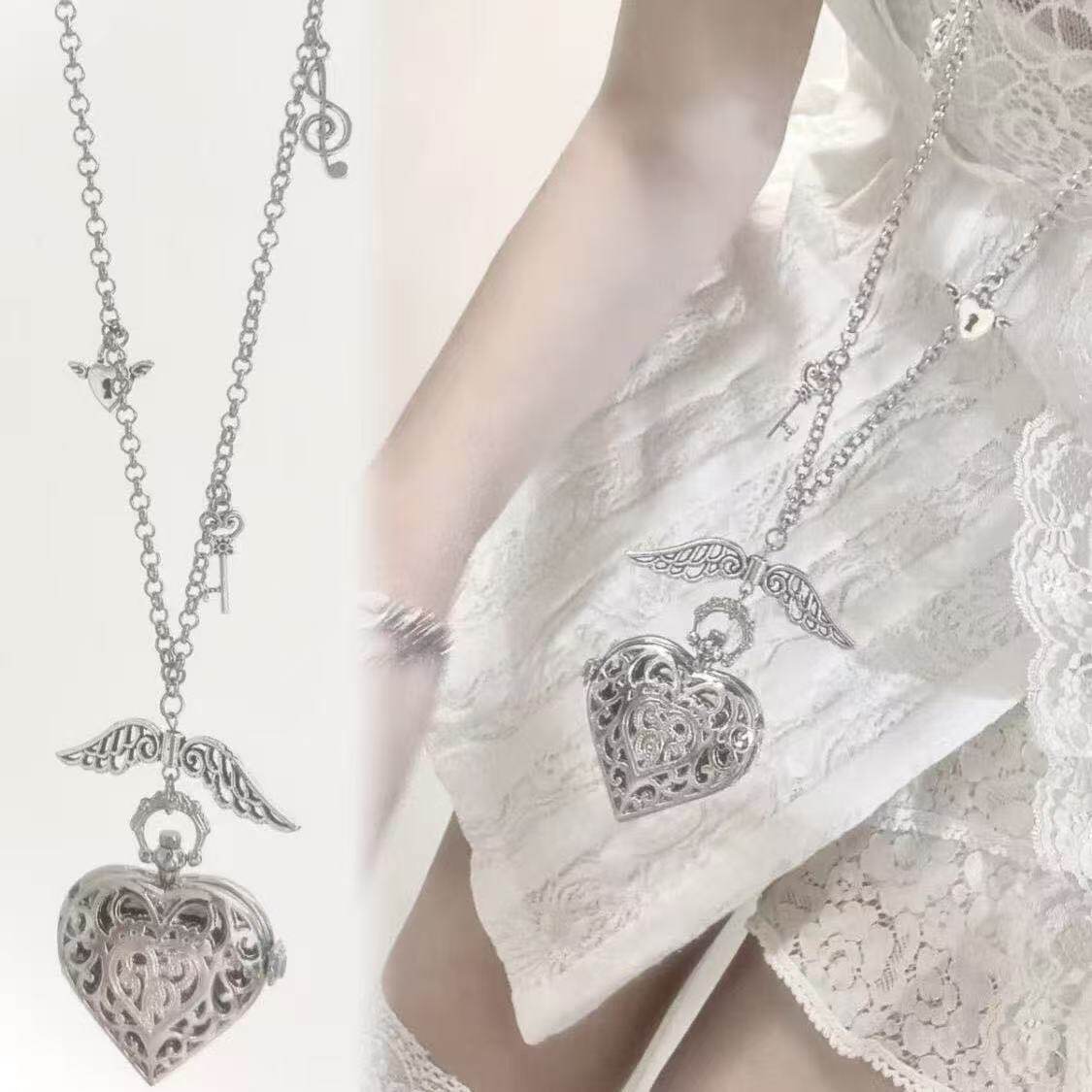 Collar con Reloj de Bolsillo d - Vintage Jewelry Watches Women reseña y precio