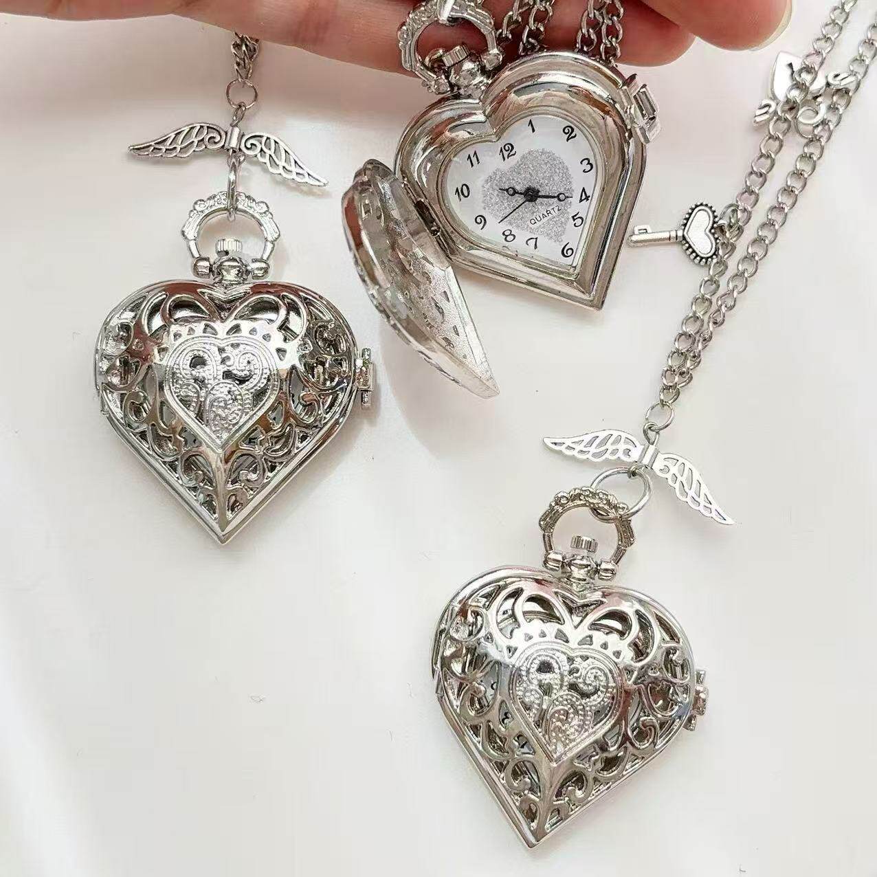 Collar con Reloj de Bolsillo d - Vintage Jewelry Watches Women reseña y precio