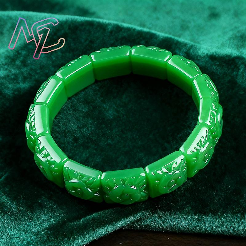 Pulsera de flor de Jade Real,  - The Jewelry & Watches reseña y precio