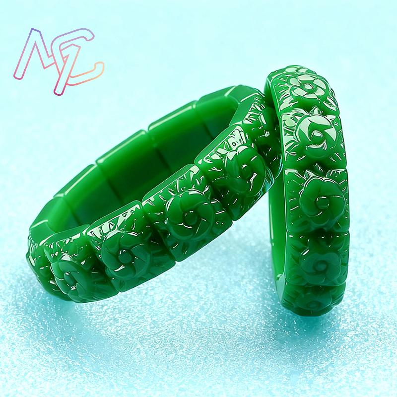 Pulsera de flor de Jade Real,  - The Jewelry & Watches reseña y precio