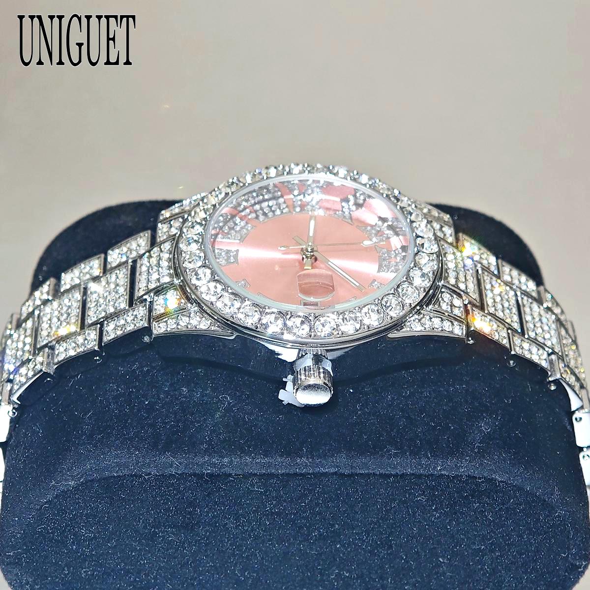 Relojes rosas UNIGUET para muj - Jewelry Watches For Ladies reseña y precio